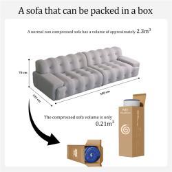 Диван угловой тканевый с пуговицами для гостиной (арт. 26-2102033)