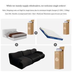 Диван трансформер из чистой губчатой пены с обивкой (арт. 26-2102034)