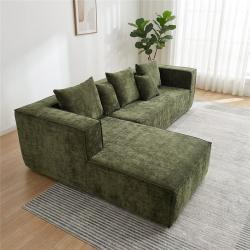 Диван угловой l-образный ткань 45D для гостиной (арт. 26-2102040)