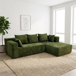 Диван угловой l-образный ткань 45D для гостиной (арт. 26-2102040)