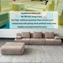 Диван угловой l-образный тканевый для гостиной (арт. 26-2102041)