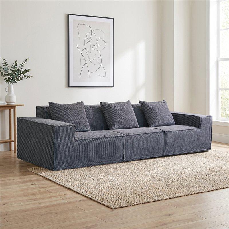 Диван компактный в коробке из шенилла для спальни (арт. 26-2102044)