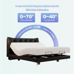 Кровать с электроприводом кожаная с массажем для отдыха (арт. 26-2102048)