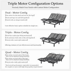 Кровать с электроприводом king-size с 3 моторами для спальни (арт. 26-2102055)