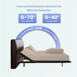 Кровать электрическая многофункциональная кожаная для спальни (арт. 26-2102058)