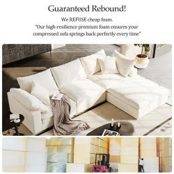 Диван-кровать с откидной спинкой 45D из плотной пены для малых пространств (арт. 26-2102061)