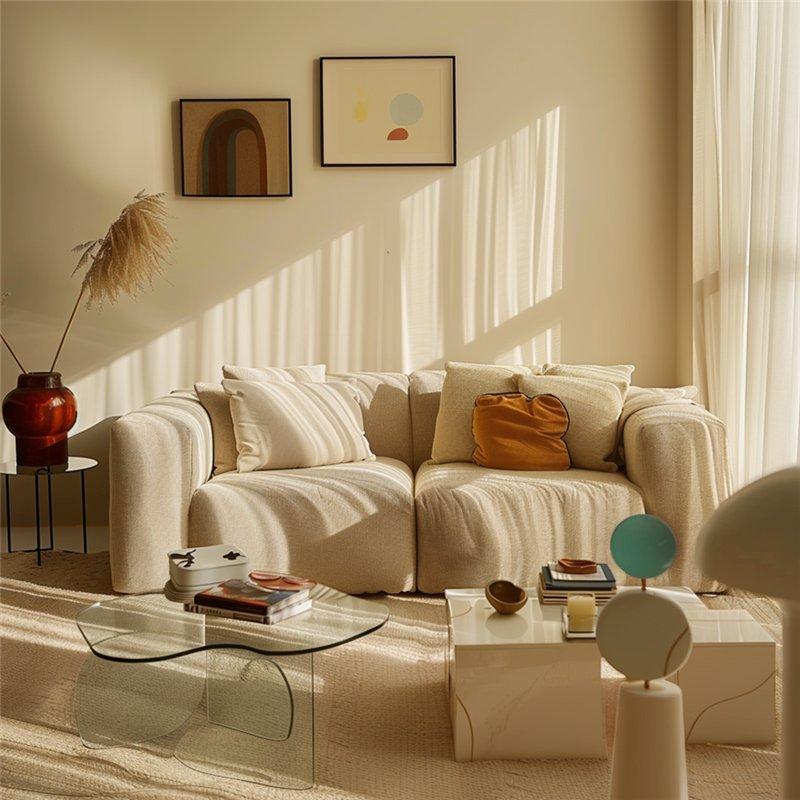 Диван с откидной спинкой из пены высокой плотности для малых пространств (арт. 26-2102069)