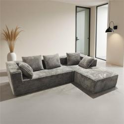 Диван угловой модульный тканевый для гостиной (арт. 26-2102071)