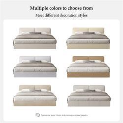 Кровать модульная с обивкой из ткани для спальни (арт. 26-2102089)