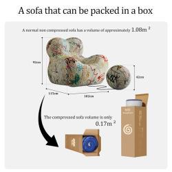 Кресло мягкое раскладное тканевое для отдыха (арт. 26-2102105)