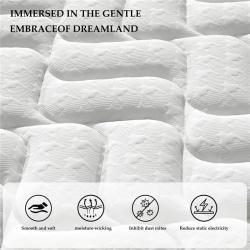 Матрас гибридный 25см хлопок пружины для дома и больниц (арт. 26-2102119)