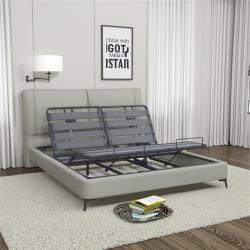 Кровать электрическая регулируемая металлическая с мягким ложем (арт. 26-1702016)