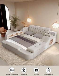 Кровать металлическая регулируемая многофункциональная для дома (арт. 26-1702017)