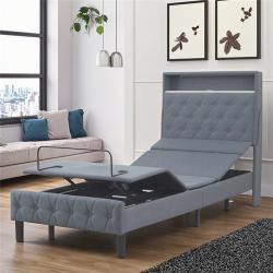 Кровать с изголовьем и USB, type-c, массажем (арт. 26-1702068)