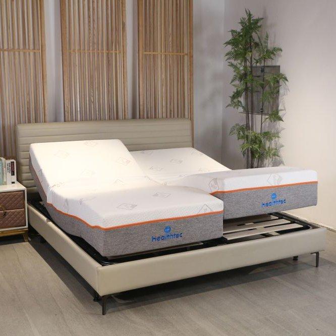 Кровать с матрасом металлическая регулируемая скрытая (арт. 26-1702069)