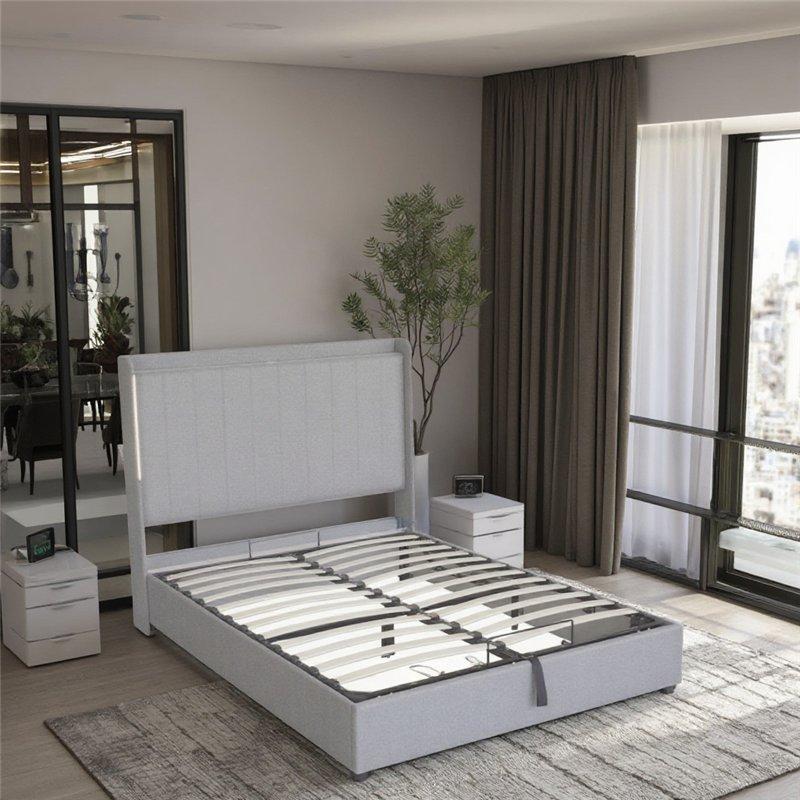 Кровать с подъемным механизмом итальянский стиль queen с ящиком (арт. 26-1702088)