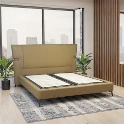 Кровать двуспальная кожаная современный дизайн (арт. 26-1702106)