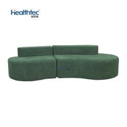 Диван модульный без спинки с закругленными краями для гостиной (арт. 26-1702197)