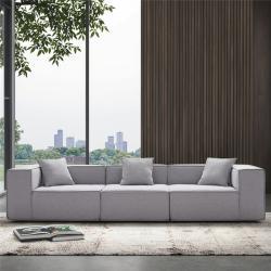 Диван секционный серый без каркаса для гостиной (арт. 26-1702217)