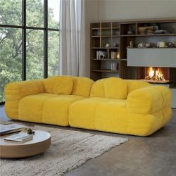 Диван модульный угловой из сжатой ткани для гостиной (арт. 26-1702220)