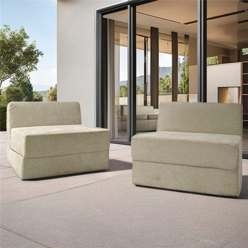 Диван раскладной уличный в деревенском стиле для сада (арт. 26-1702242)