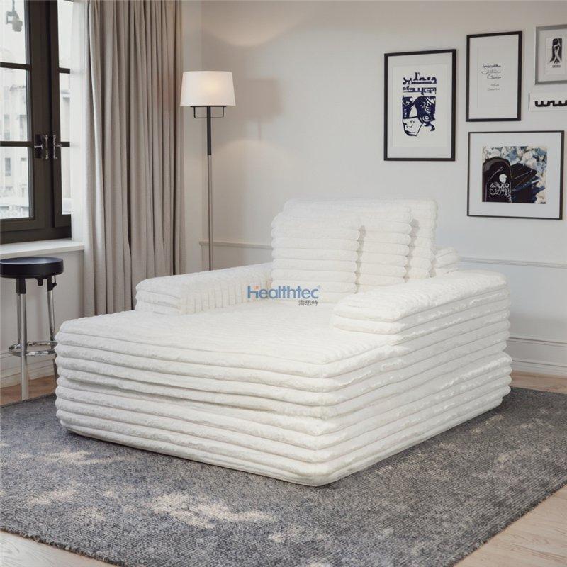 Диван-кровать модульный велюровый складной для гостиной (арт. 26-1702261)