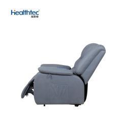 Диван-реклайнер кожаный синий для гостиной (арт. 26-1702269)