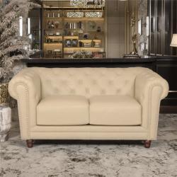 Диван кожаный модульный chester field для гостиной (арт. 26-1702286)