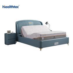 Кровать кожаная мягкая современная для спальни (арт. 26-1702296)