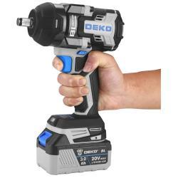 Гайковерт DEKO 20V бесщеточный 800N.m для промышленности (арт. 26-2402010)