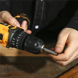 Дрель-шуруповерт DEKO 12V аккумуляторная с ударным механизмом (арт. 26-2402039)