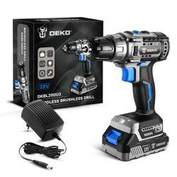 Шуруповерт DEKO 20V бесщеточный аккумуляторный (арт. 26-2402040)