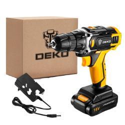 Шуруповерт DEKO 16В 32Нм аккумуляторный для дома (арт. 26-2402044)