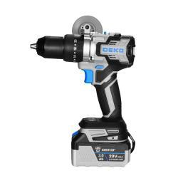 Дрель-шуруповерт DEKO 20V бесщеточная с 2 аккумуляторами (арт. 26-2402092)