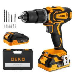 Deko дрель-шуруповерт 20V 13мм ударная для дома (арт. 26-2402099)
