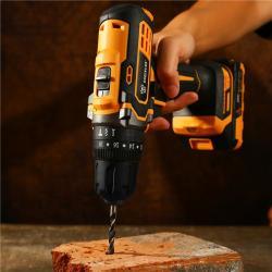 Аккумуляторная ударная дрель 20V 40N.M 2 батареи (арт. 26-2402100)