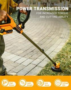 Deko триммер для травы 20V 1500mAh для дома (арт. 26-2402182)