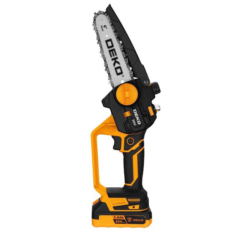 Deko мини-бензопила 20V 6 дюймов для работы с деревом (арт. 26-2402183)