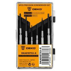 Набор отверток крестовых 6 шт. хром сталь пластик для DIY (арт. 26-2402209)