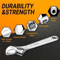 Deko разводной ключ хромированный для ремонта (арт. 26-2402258)