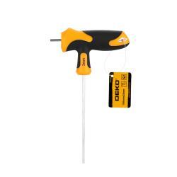 Deko шестигранный ключ t-образный 3 мм углеродистая сталь (арт. 26-2402259)