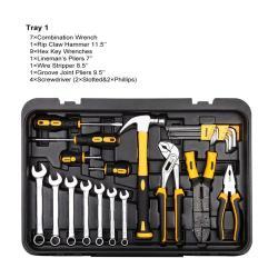 Набор инструментов DKMT258 с метрическими головками и ножом (арт. 26-2402285)