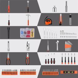 Набор инструментов DKMT208 с трещоткой и отверткой для авто (арт. 26-2402290)