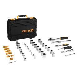 Набор инструментов DEKO DKMT72 с трещоткой для дома и авто (арт. 26-2402304)