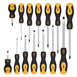 Отвертки DEKO изолированные хромированные для дома (арт. 26-2402307)