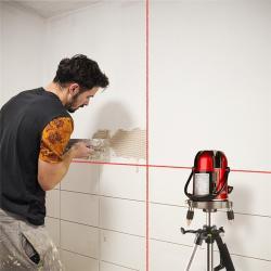 Уровень лазерный 5 линий 6 точек самовыравнивающийся для дома (арт. 26-2402315)