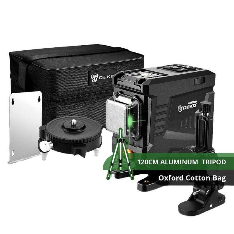 Deko лазерный уровень 3D 12 линий для дома (арт. 26-2402316)