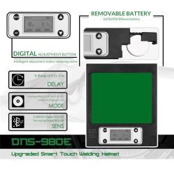Deko маска сварочная электрическая красная для плазмореза (арт. 26-2402331)