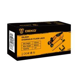 Deko домкрат бутылочный стальной 1.5T 135-300мм (арт. 26-2402354)