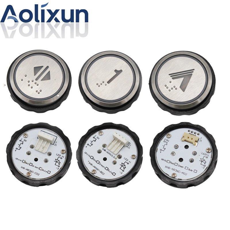 Кнопка вызова лифта круглая XHB-NR36C-A02 для hangzhou xizi (арт. 26-2502022)